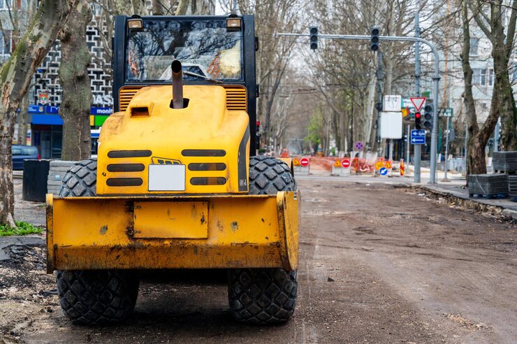 Cum se pregătește un șantier pentru construcția unui drum