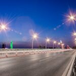 Iluminatul public modern pe drumuri modernizate